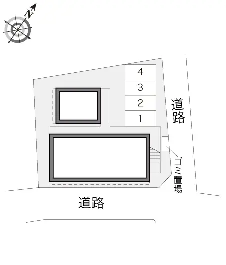 ★手数料０円★船橋市大穴南５丁目　月極駐車場（LP）